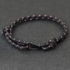 Simple Style Paracord Bracelet Men Handmade Sliding Adjustable Nautical Braslet Outdoor Camping Beach Leisure Accessories Joias