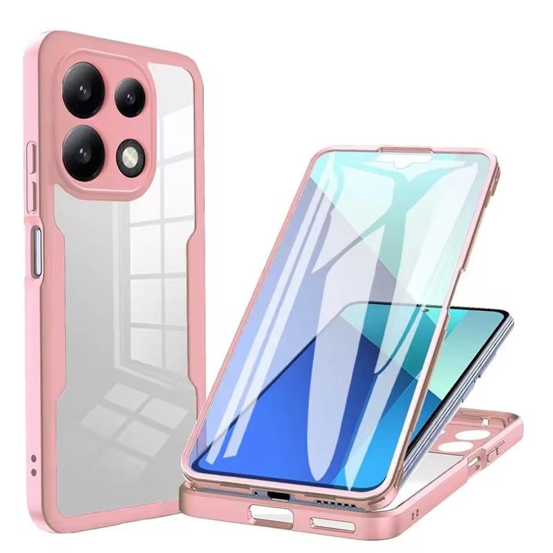 Clear 360 Full Wrap Case For Xiaomi Redmi Note 13 12s 12 11 10 9 Pro Plus 5G 4G Armor Luxury Film With Lens Protection Cover