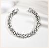 Watchband Statement Chain Bracelet for Women, Bold Strap Chain Bracelets, Stainless Steel Links Wristband