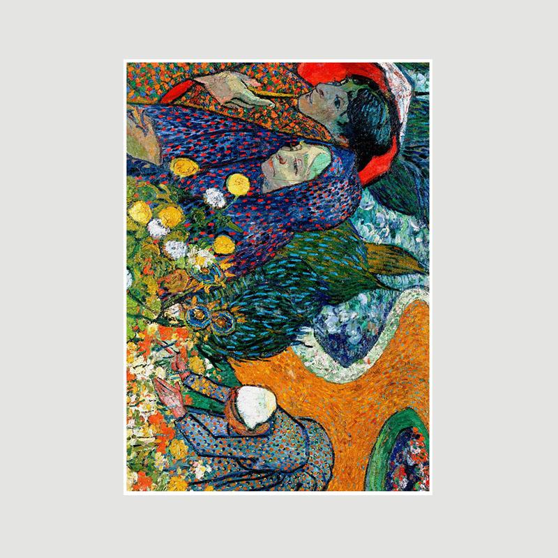 Modern Home Decor Famous Oil Painting Poster Vintage White Paper Poster Wall Art Pictures Living Room Bedroom Bar Cafe Decoration Mural