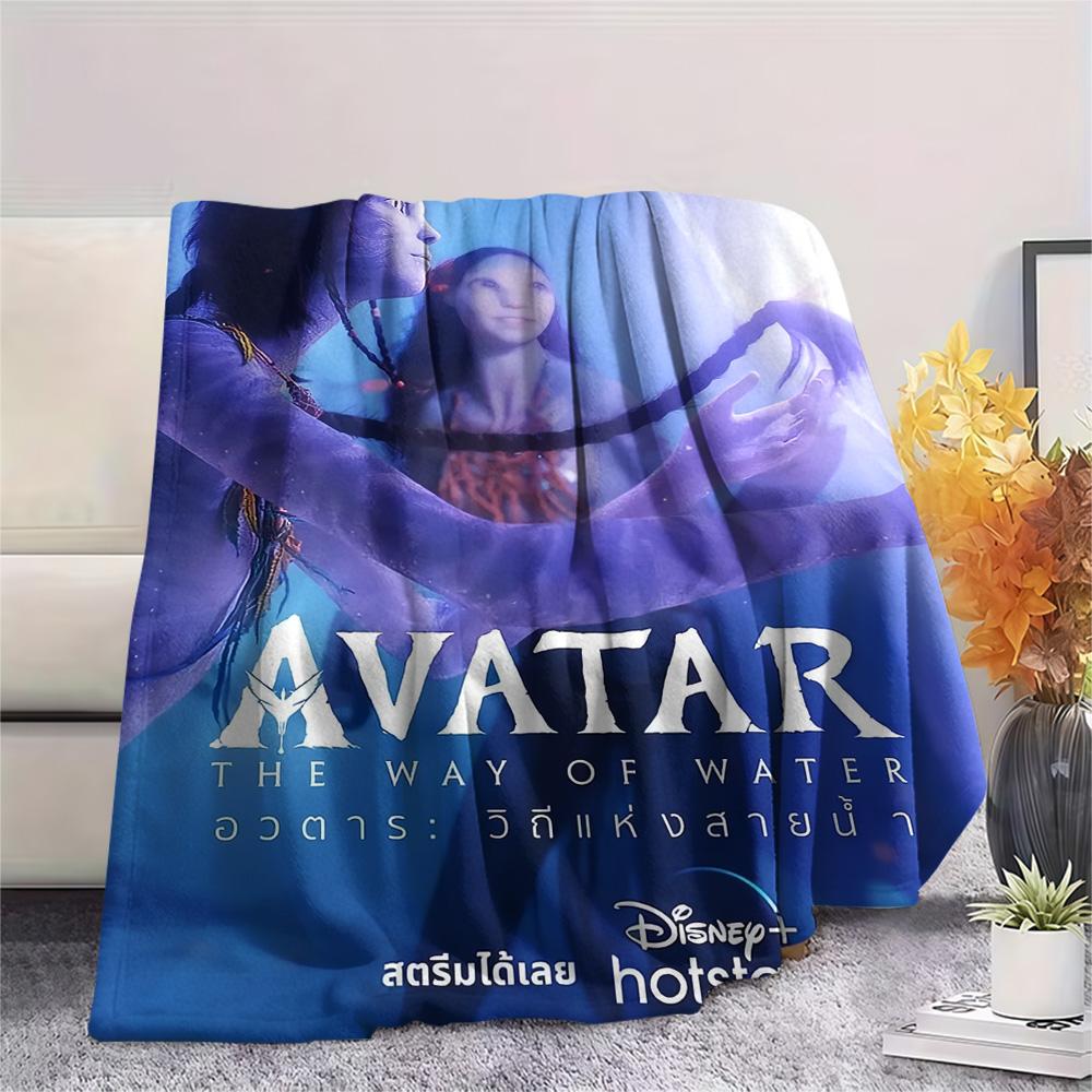 1 Stück Avatar-Print Flanelldecke, Hohe Qualität, Bequem für alle Jahreszeiten, Heimdekoration, Wärme und Komfort, Perfekt für Weihnachtsgeschenke