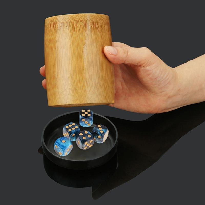 20 Pcs Acrylic 6 Sided Dices Round Corner Double Color Dices Mahjong Accessory