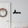 1pc Charming Wall Mounted Key Hook - Christmas Stocking Design Wall Mounted Coat Hook. Holiday Decorations.