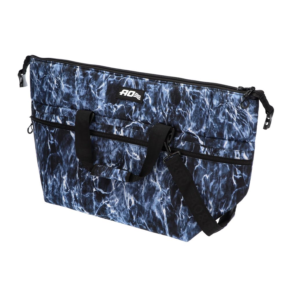 Hielera Blanda de Lona AO Coolers Aproximadamente Bolsa Grande para 48 Latas para Exteriores, Bluefin, AOELBF48, 45L, Capacidad, [Usado]