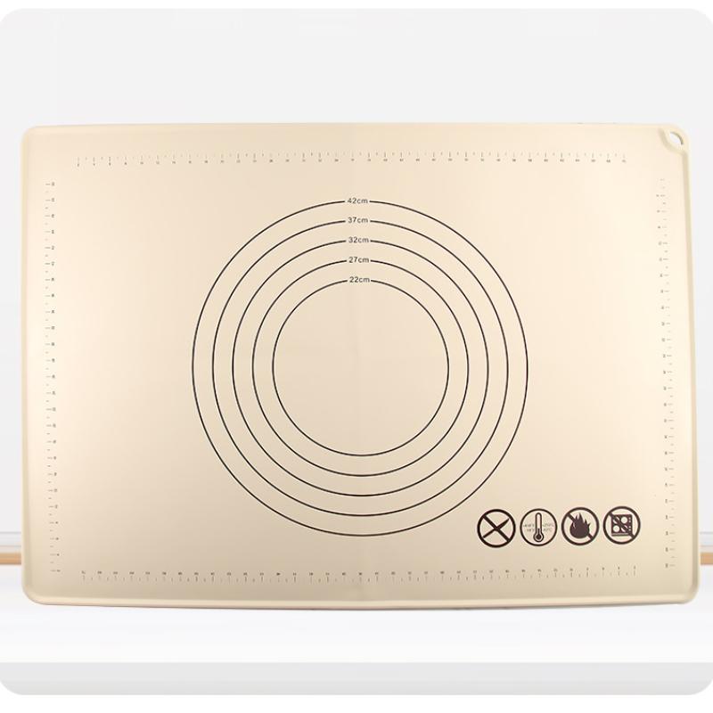 Silicone Pad Baking Mat Sheet Food Grade Household Tough Durable Kneading Dough Mat for Kitchen Rolling Large Dough Non-Stick