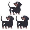 3Pcs Dachshund Bread Clips Set Funny Butt Bag Clips Reusable Plastic Sealing Clips for Food Bags Novelty Kitchen Gadgets