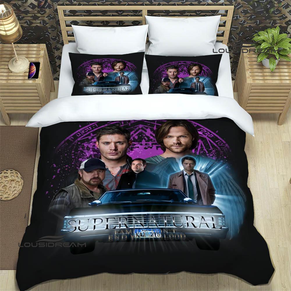 3D Supernatural Join the Hunt Bedding Sets exquisite bed supplies set duvet cover comforter set bedding set luxury birthday gift