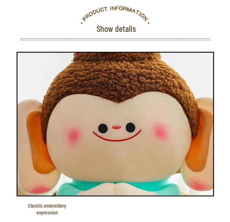 Lotus Little Buddha Plush Toy - Yungang Grottoes Cultural Soothing Doll