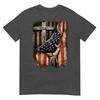 American Usa Flag Christian Cross Patriotic (On Back) Tshirt