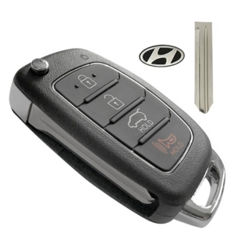 

Складной корпус автомобильного ключа с 4 кнопками для Hyundai