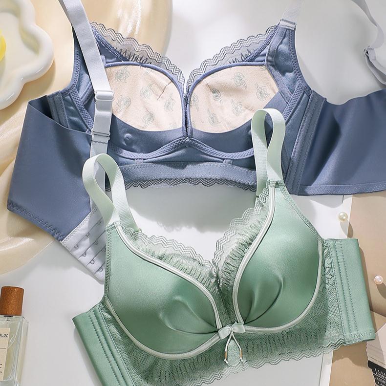 Gathering Bra for Women Anti Sagging Bra Without Steel Ring Breast Collection and Adjustment Bra