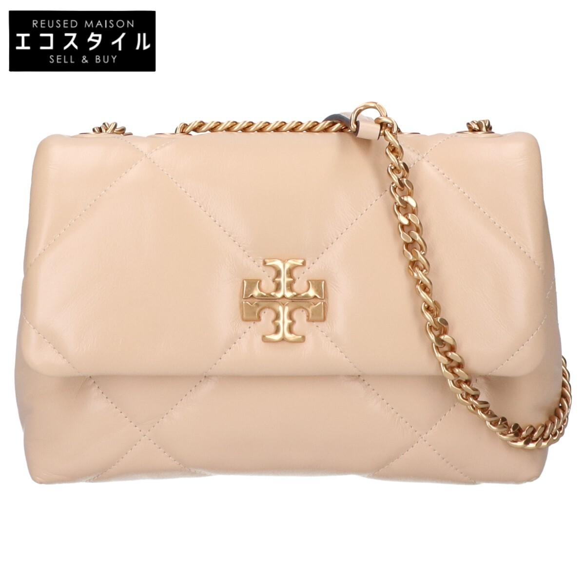 

Tory Burch [154706] Kira Diamond Quilted Convertible Small Shoulder bag beigeUsed