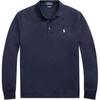 Polo Embroidered Long Sleeve Polo Shirt Men Tops Navy-Blue 710720846-004