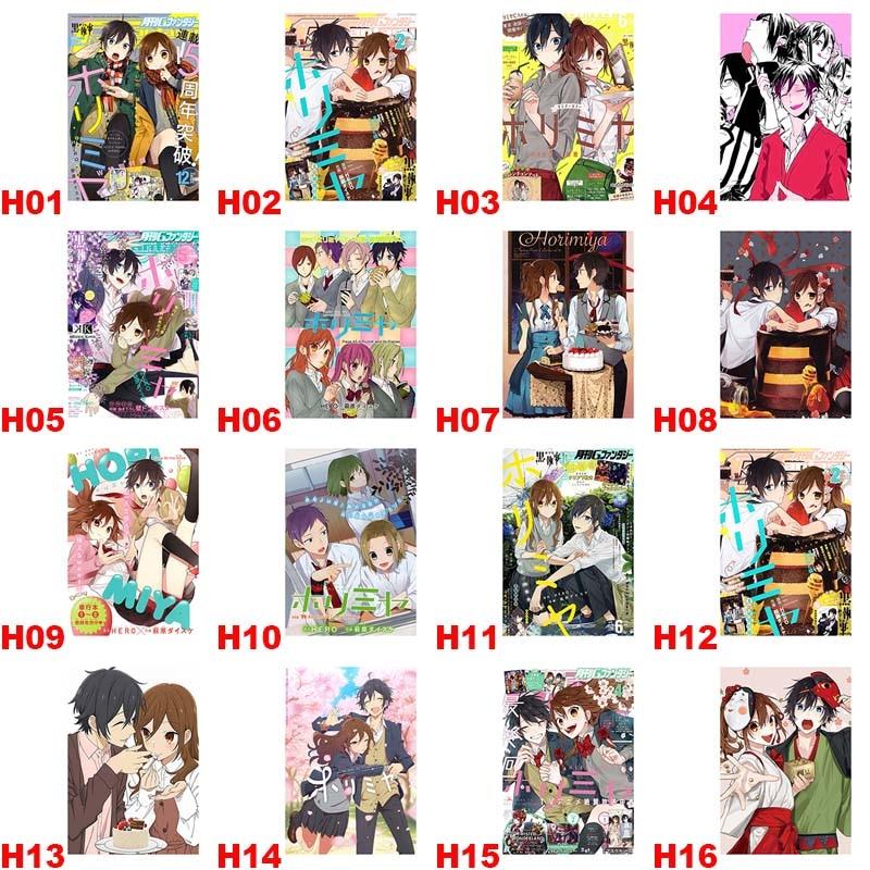 White Coated Paper Japanese Anime Horimiya Posters High Quality Print Poster Home Decor DIY Living Room Bar Decoration Painting