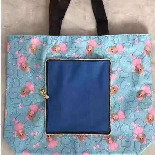 Portable Foldable Reusable Grocery Tote Bag Waterproof Travel Shopping Handbag for Women