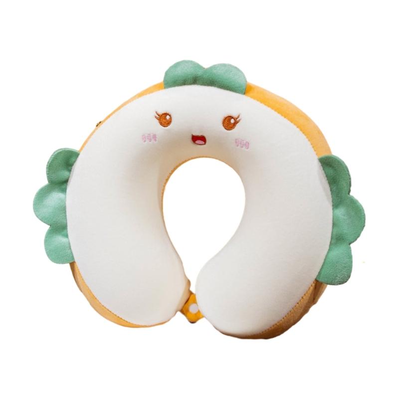 Ushaped Travel Pillow Cartoon Animal Neck Pillows for Travel Office Work Home