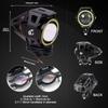 U7 LED Motorcycle Headlight Angel Eyes Spotlight Headlamp Super Bright Fog Lights Spotlights U7 Mini Moto Auxiliary Driving Lamp