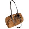 Frosted Cowhide Bowling Tote Bag, Genuine Leather, New Commuter Women's Bag, Shoulder Underarm Bag, High-end Light Luxury