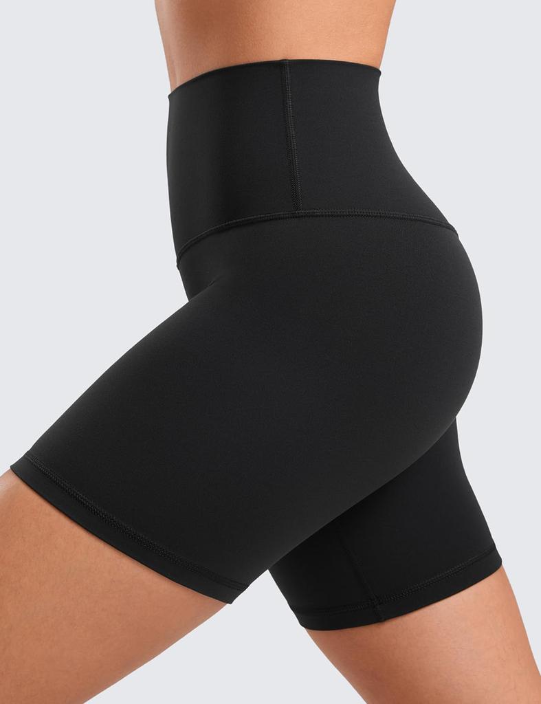 CRZ YOGA Biker Yoga Yoga Size M Women's Shorts, Leggings, Shorts, Quick-Drying, Breathable, High-Waisted Shorts, Butterluxe, 6-Inch/15cm Inseam,