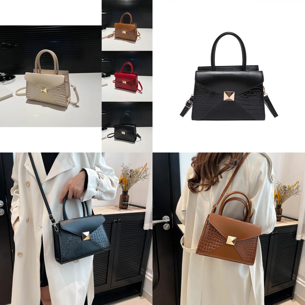 Trendy And Chic Small Square Handbag Stylish Pu Leather Crossbody Bag For Casual Outings