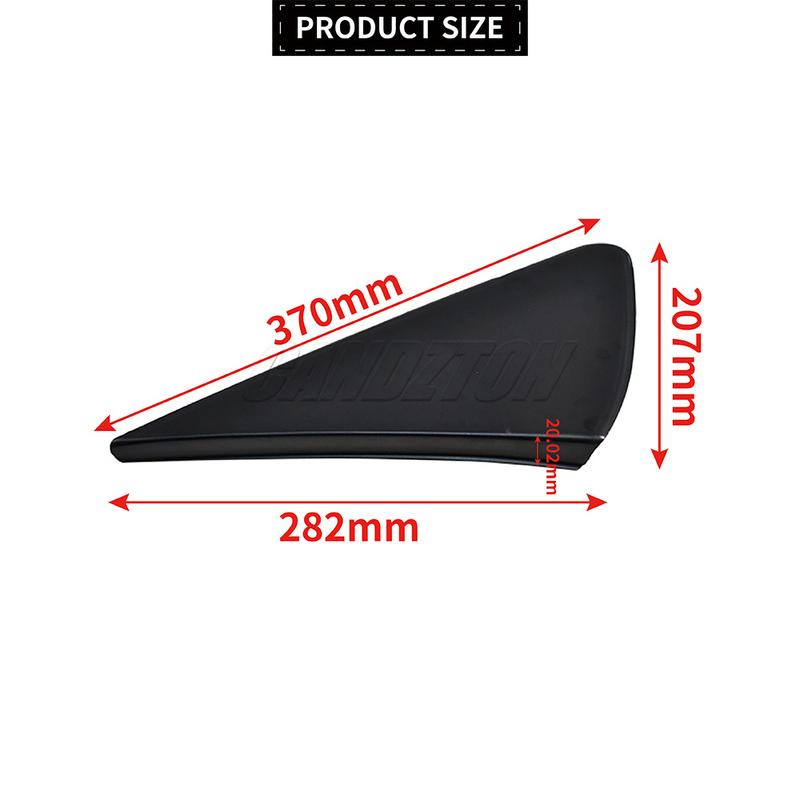 For Mercedes-Benz A-Class W169 New 1 Pair Wing Side Door Mirror Panel Trim L/R ABS Black A1696900187 A1696900287 Car Accessories