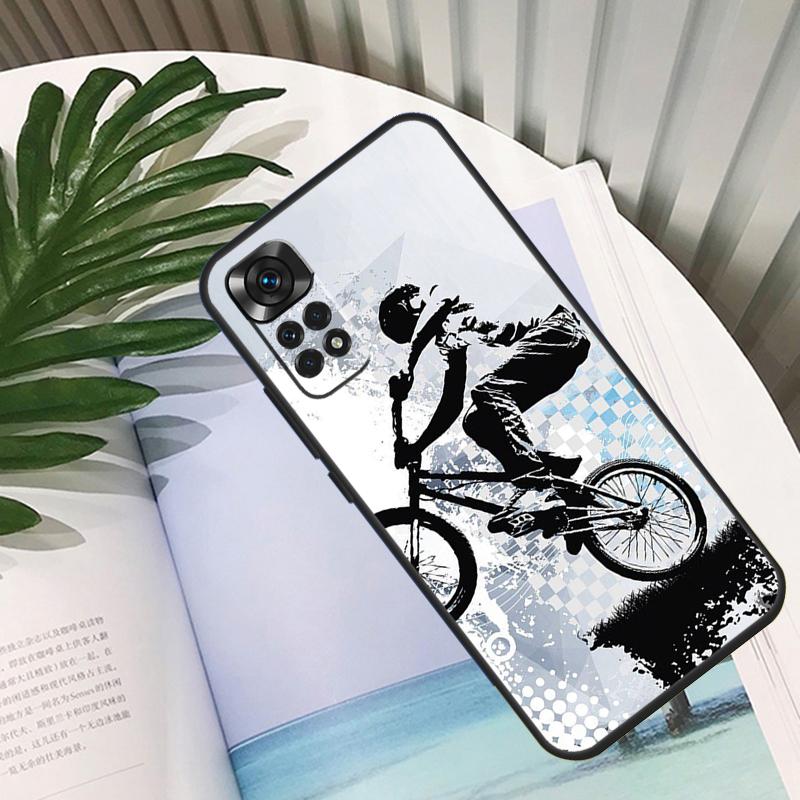 BMX Bike Extreme Sport Funda For Xiaomi Redmi Note 14 13 10 11 12 15 Pro Plus Case For Redmi 15C 14C 10C 12C 13C 15