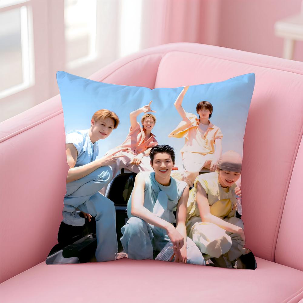 Korean Handsome Boy Group CCortis Cushion Cover Pillow Case Soft Skin Friendly Fabric  Concealed Zipper