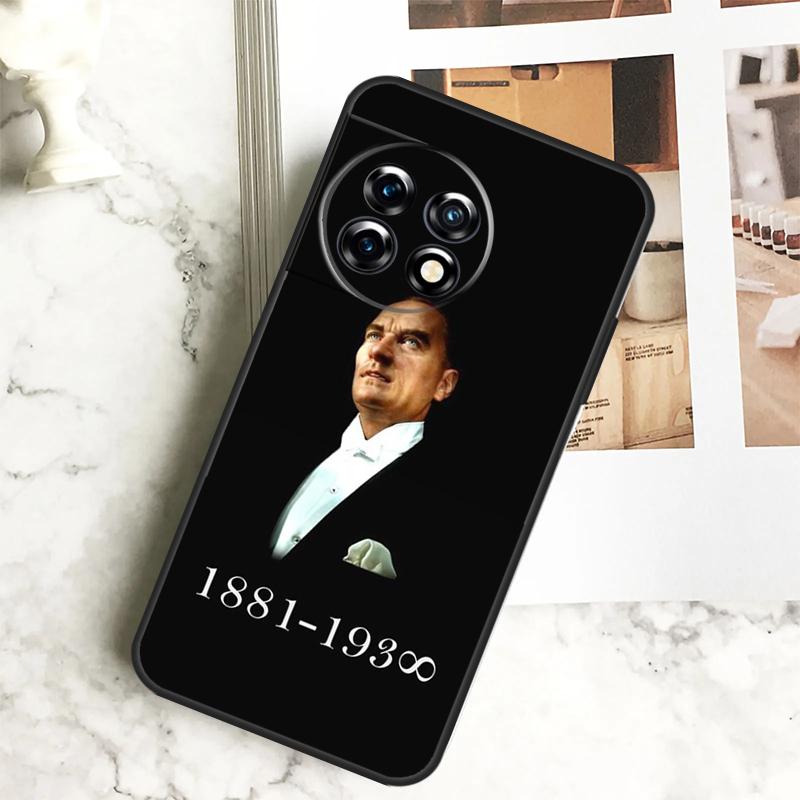 Mustafa Kemal Ataturk Hülle Für OnePlus 12R 12 11 9 10 Pro 10R 9R 8T 10T Nord CE 2 3 Lite 2T N10 N20 N30 CE4 Cover