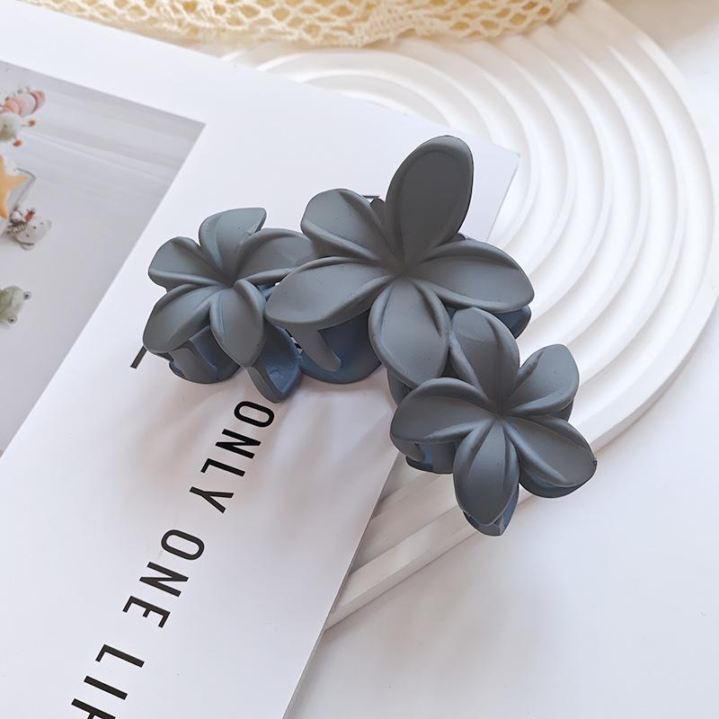 Retro Flower Hair Clip Female Vintage Temperament Versatile Plate Hair Clip Headdress Frosted Shark Clip Grab Clip Hair Accessories