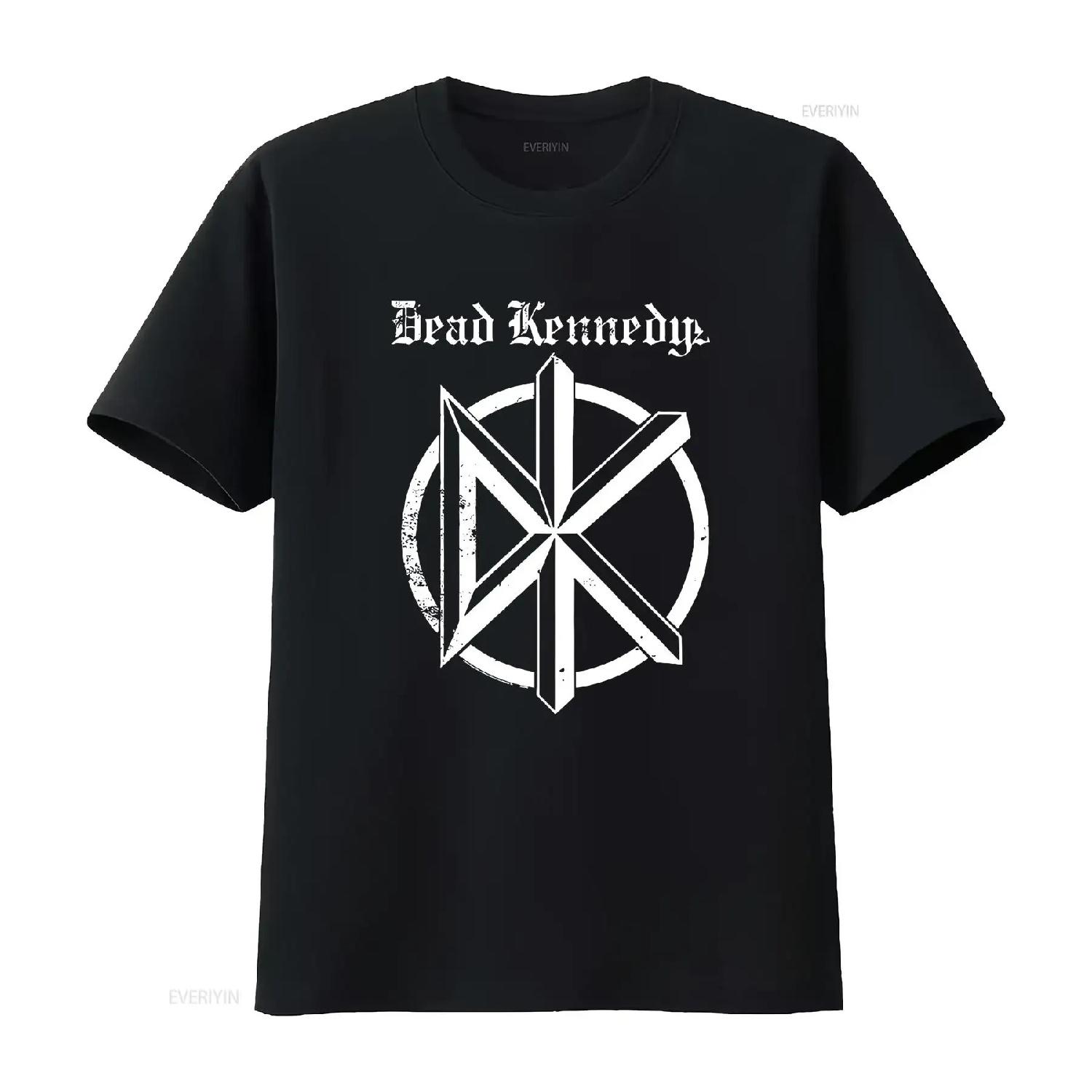 

Dead Kennedys T shirt Logo vintage Washed Comfortable Unisex Top For Everyday Wear Stretched Slightly Stylish fashion XXXXXL чорний