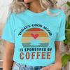 Unisexs Love Coffee Graphic Tee Coffee Lover Retro Vintage T Shirts Casual Crew Neck Short Sleeve Tshirt Trendy Unisex Clothing