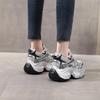 TW8162-5 Women's Thick-Soled Hidden Heel Dad Shoes - 2025 Autumn Fashion Sports Casual Sneakers