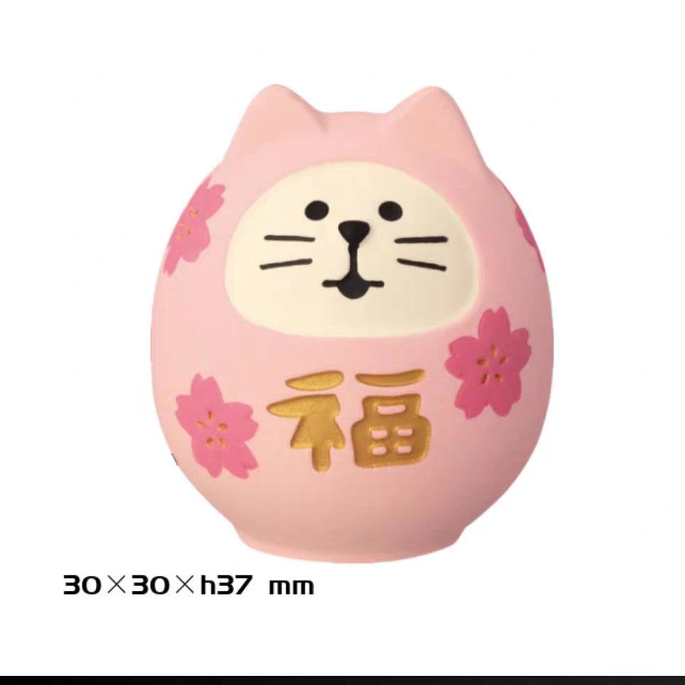 NEW! Zakka Japanese Pass the exam Cat Desktop Decoration Cat make a  Must win Scene Shooting Props Home Ornament Collection