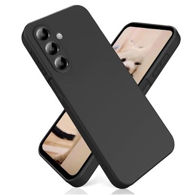 Black Phone Case For For Samsung Galaxy S23 S24 S25 Ultra S22 Plus S21 Fe A06 A16 A26 A36 A56 A07 A17 Soft Back Cover Case