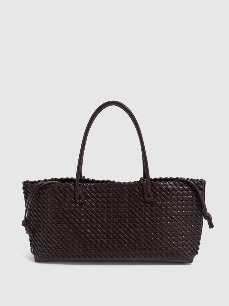 Z Family Women's 2026 New Style Woven Tote: Fashionable, Versatile, Large Capacity Handheld & Shoulder Bag