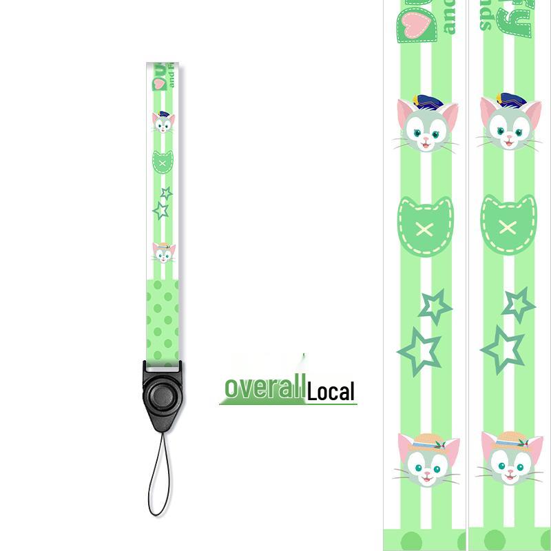 Lanyard Nero Multifunzionale Personalizzato Creativo con Porta Badge Separato per Badge Identificativi dei Dipendenti.