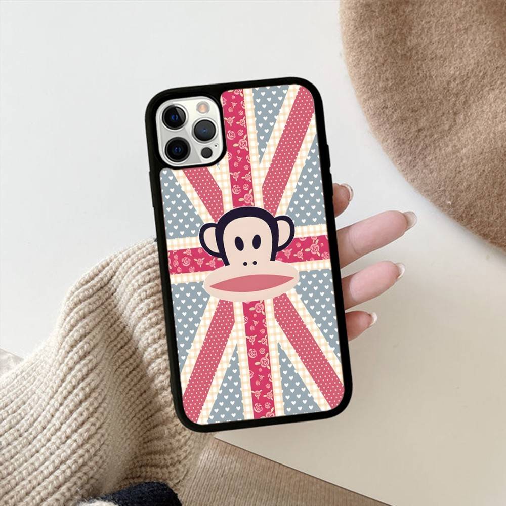 Fashion Logo P-Paul F-Frank PC+TPU Phone Case For IPhone 17 16 15 14 PRO MAX 11 12 13 PLUS MINI Cover