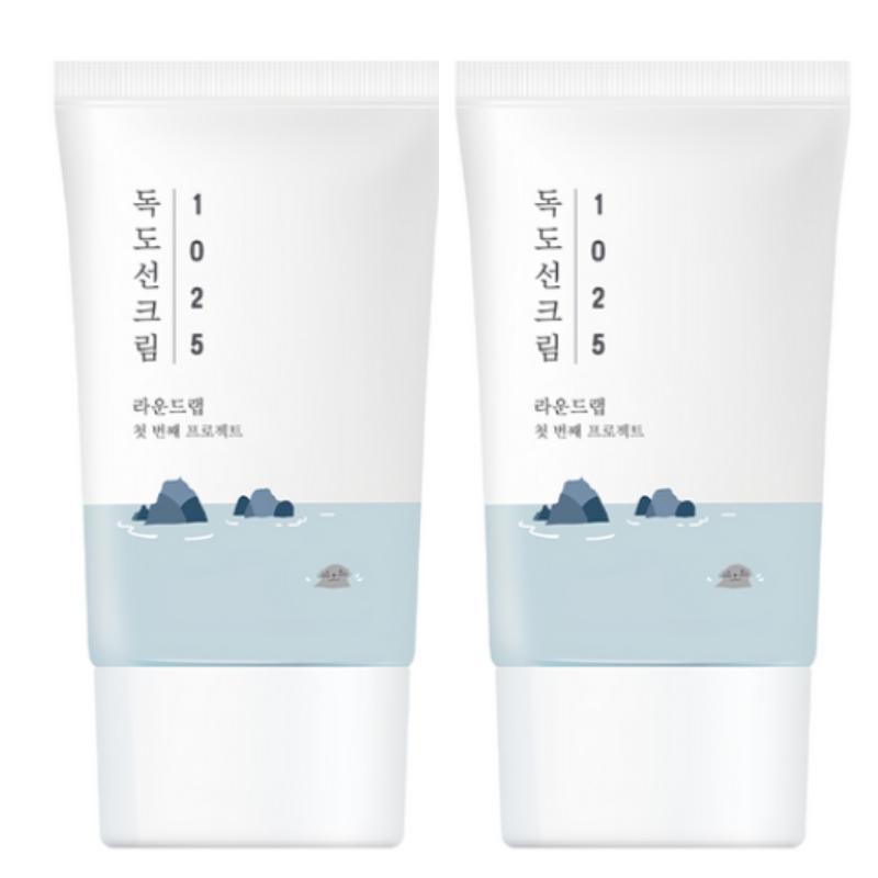 Round Lab 1025 Dokdo Sunscreen SPF50+ PA++++ 50ml Double Set 50ml x 2