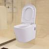 Wandcloset met Ingebouwd Spoelreservoir Keramisch Wit
