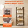 Metal Bookshelf Open Bookshelf 5-Tier for Living Room Bedroom & Office