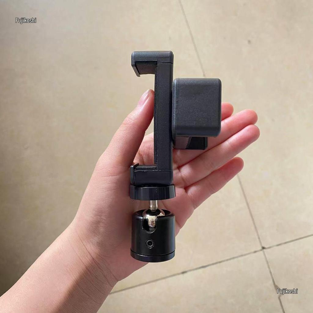 Support de Téléprompteur de Téléphone pour Double Appareil avec Pince Double Face et Trépied de Bureau