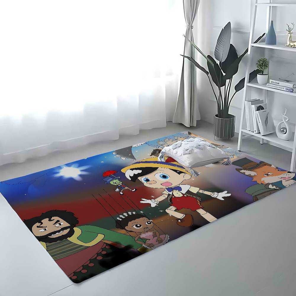 P-Pinocchio Floor Mat Bathroom Absorbent Mat Simple Door Dirt-resistant Mat Home Kitchen Mat Foot Mat Entry Mat
