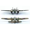 1/144 British Whitley MK V 1942 Heavy Bomber Model Alloy Finished Product Model