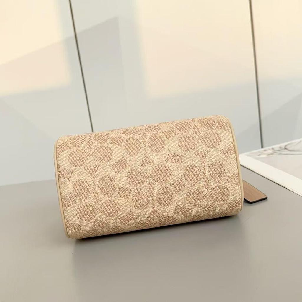 Coach Rowan 2025 Classic Monogram Boston Mini Crossbody Handbag