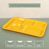 A5 Melamine Six-Compartment Canteen Tray