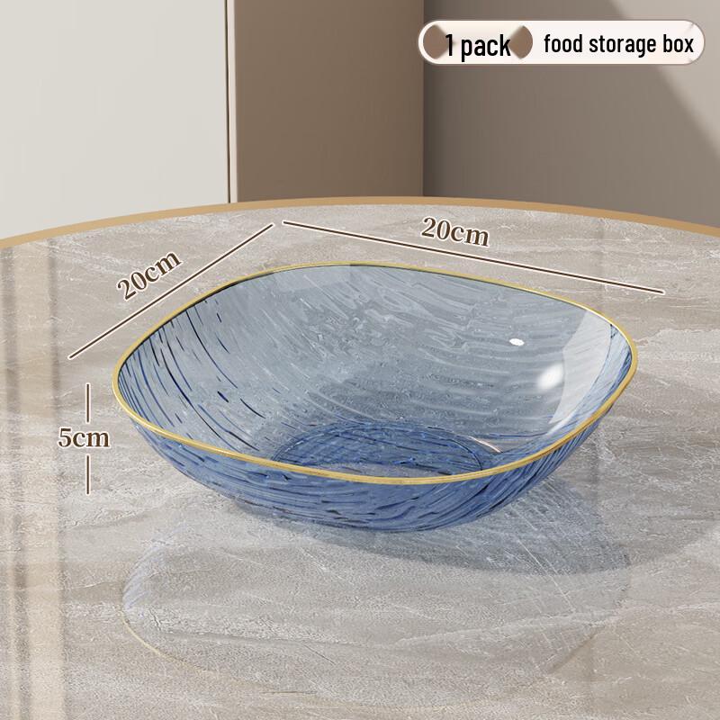 RuHan Luxury Gold-Rimmed Fruit Plate