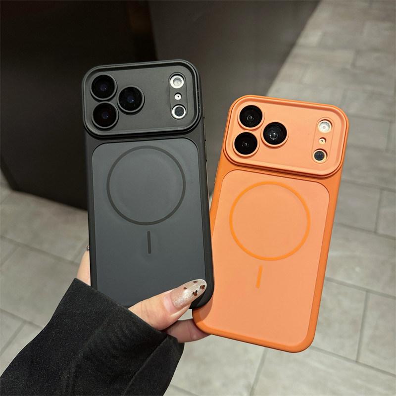 For Magsafe Magnetic Phone Case For iPhone Instantly Turn 17 16 15 14 Plus 13 Pro Max Wireless Charge Matte Non-slip Cover