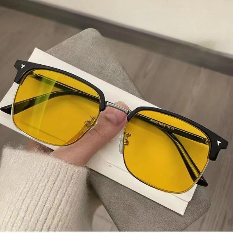 Night Vision Myopia Glasses For Both Day And Night Use Driver Specific Glasses With High Beam Protection Diopter To -4.0