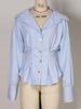 Trendy Women's European & American Striped Long-Sleeve Shirt - Niche Spring/Autumn Design