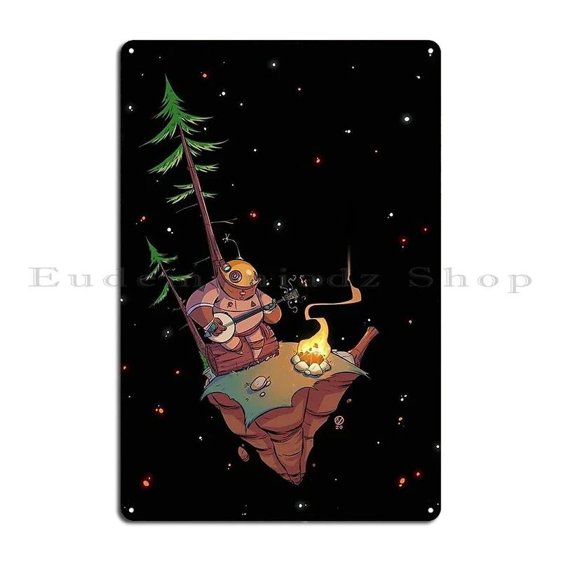 Outer Wilds Solar System Art Print No stars Metal Plaque Poster Cinema Customize Pub Living Room Wall Mural Tin Sign Poster